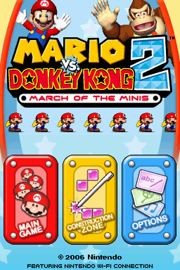 Mario vs. Donkey Kong factory 2: March of the Minis (Nintendo DS 2006) SEALED - No Rips